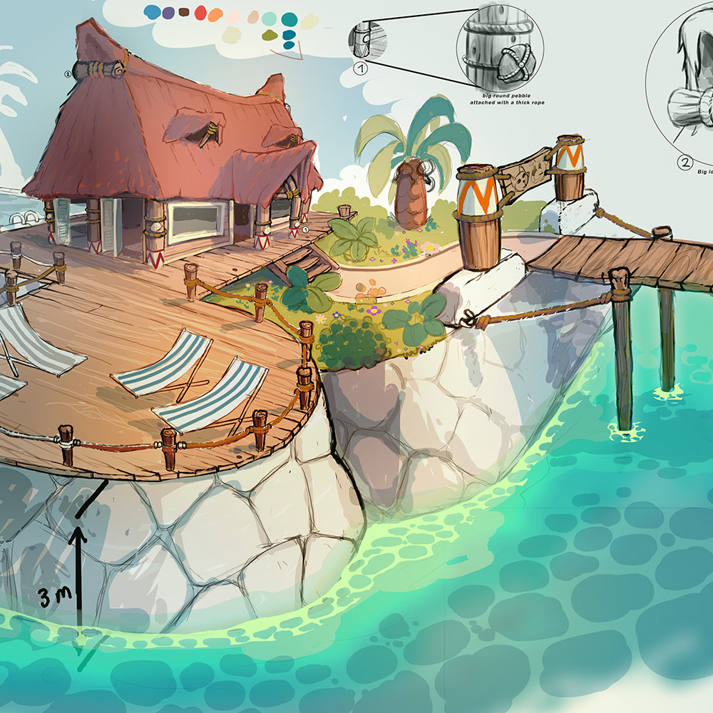 home concept 2 colors